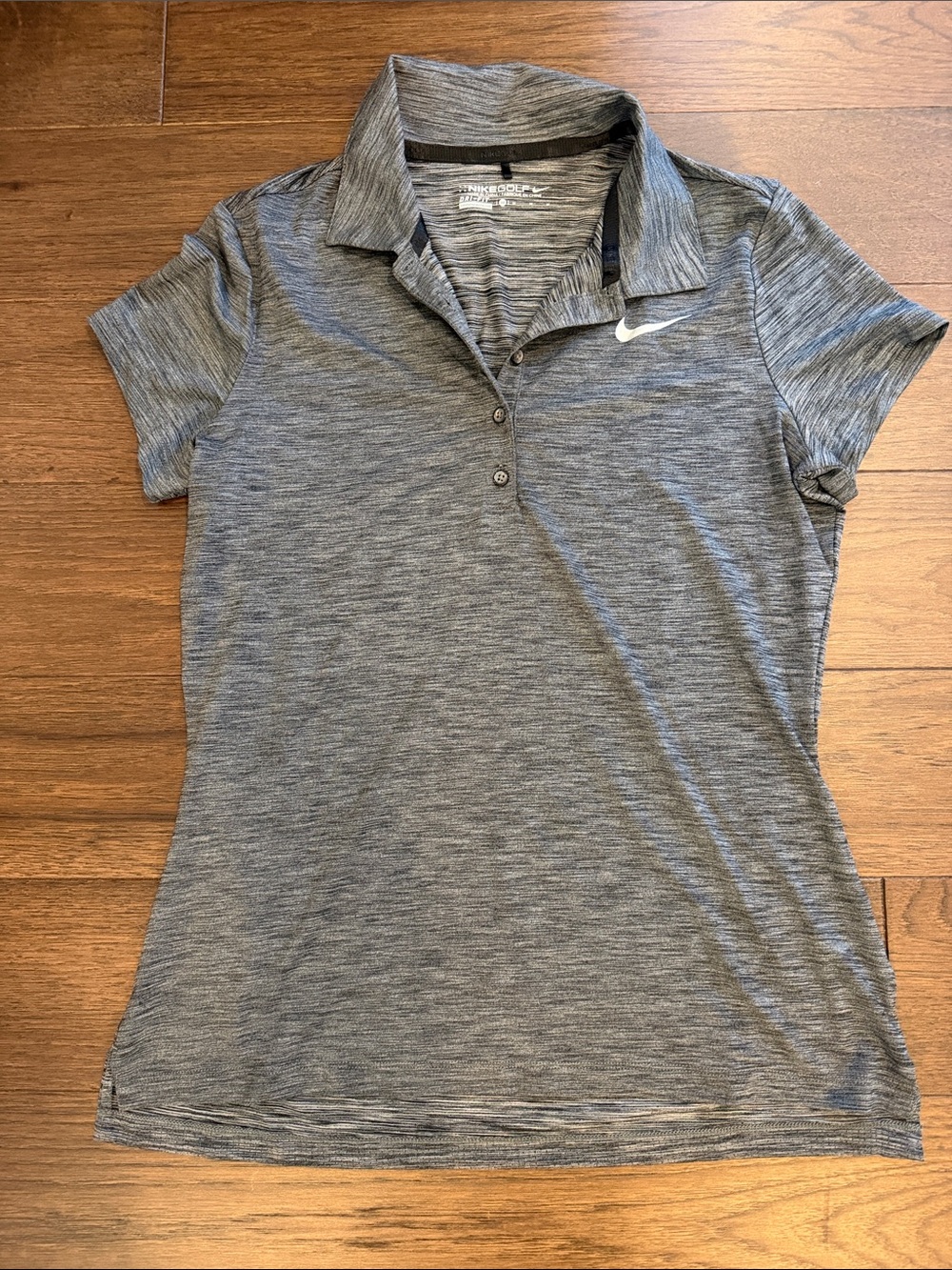Nike Golf Gray Golf Dri-Fit Polo Medium - C54-041